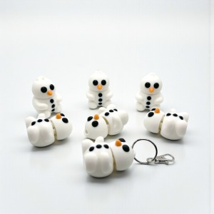 מחזיק מפתחות איש שלג ☃️