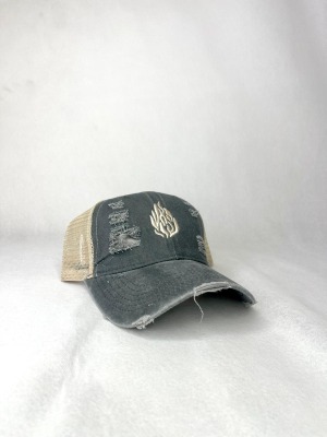 כובע האש שלי ג'ינס אפור