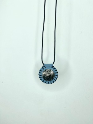 שרשרת קמע האש שלי כחול