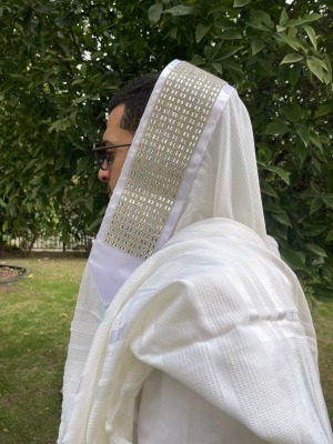 טלית אבני כסף מהודרת