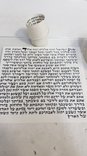 קלף מזוזה מהודר מידה 15