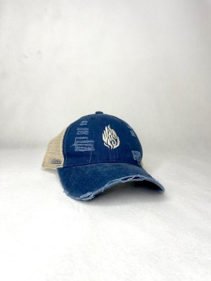 כובע האש שלי ג'ינס כחול