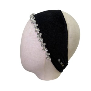 סופיה GLAM פס רחב אבני קריסטל שקוף