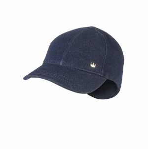 כובע QUEENY בצבע ג'ינס כחול עמוק