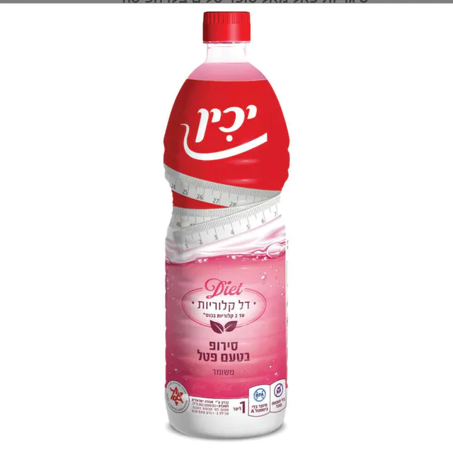 סירופ דיאט פטל יכין, 1 ליטר