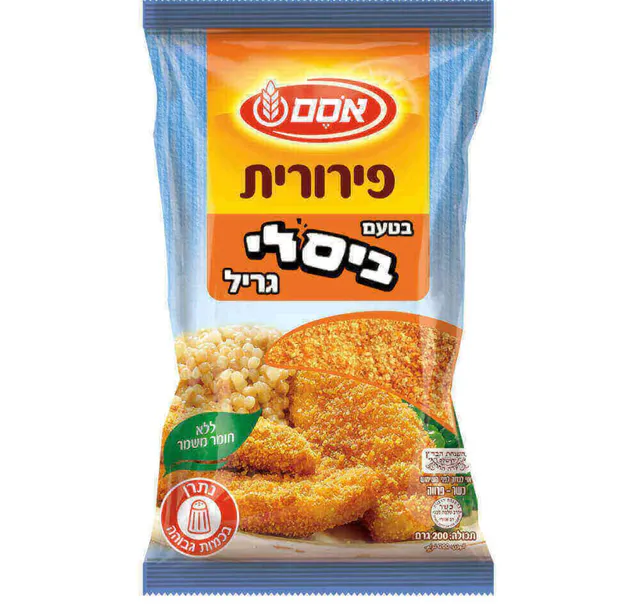פירורית פירורי לחם בטעם ביסלי גריל, 200 גרם
