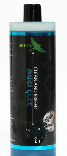 CLEAN & BRIGHT שמפו פיקס כחול לרכב – 1 ליטר