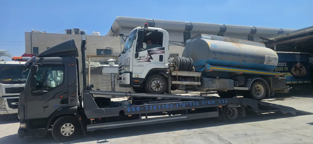 גרירה עד 6 טון במודיעין - גרר למשאיות קלות ורכבים מסחריים