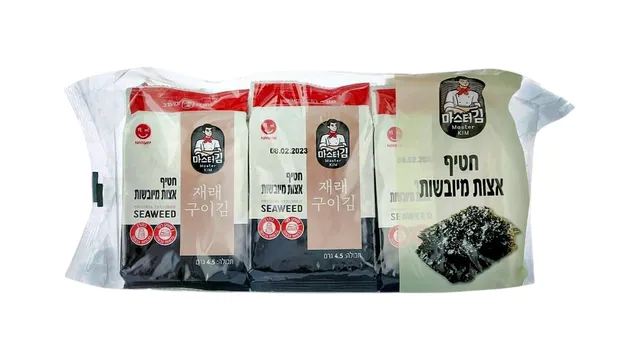חטיף אצות מיובשות