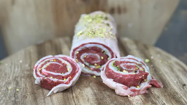 סוכריות פילה בקר שומן ליה ופיסטוק טחון