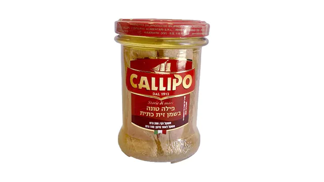 פילה טונה קליפו בשמן זית כתית