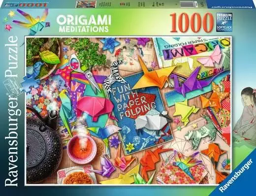 פאזל 1000 חל' - יצירות אוריגמי