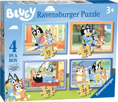 ארבעה פאזלים בקופ' - BLUEY