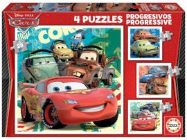 4 פאזלים בקופסא - CARS 2