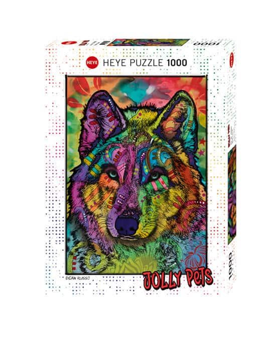 פאזל 1000 חל' - זאב צבעוני
