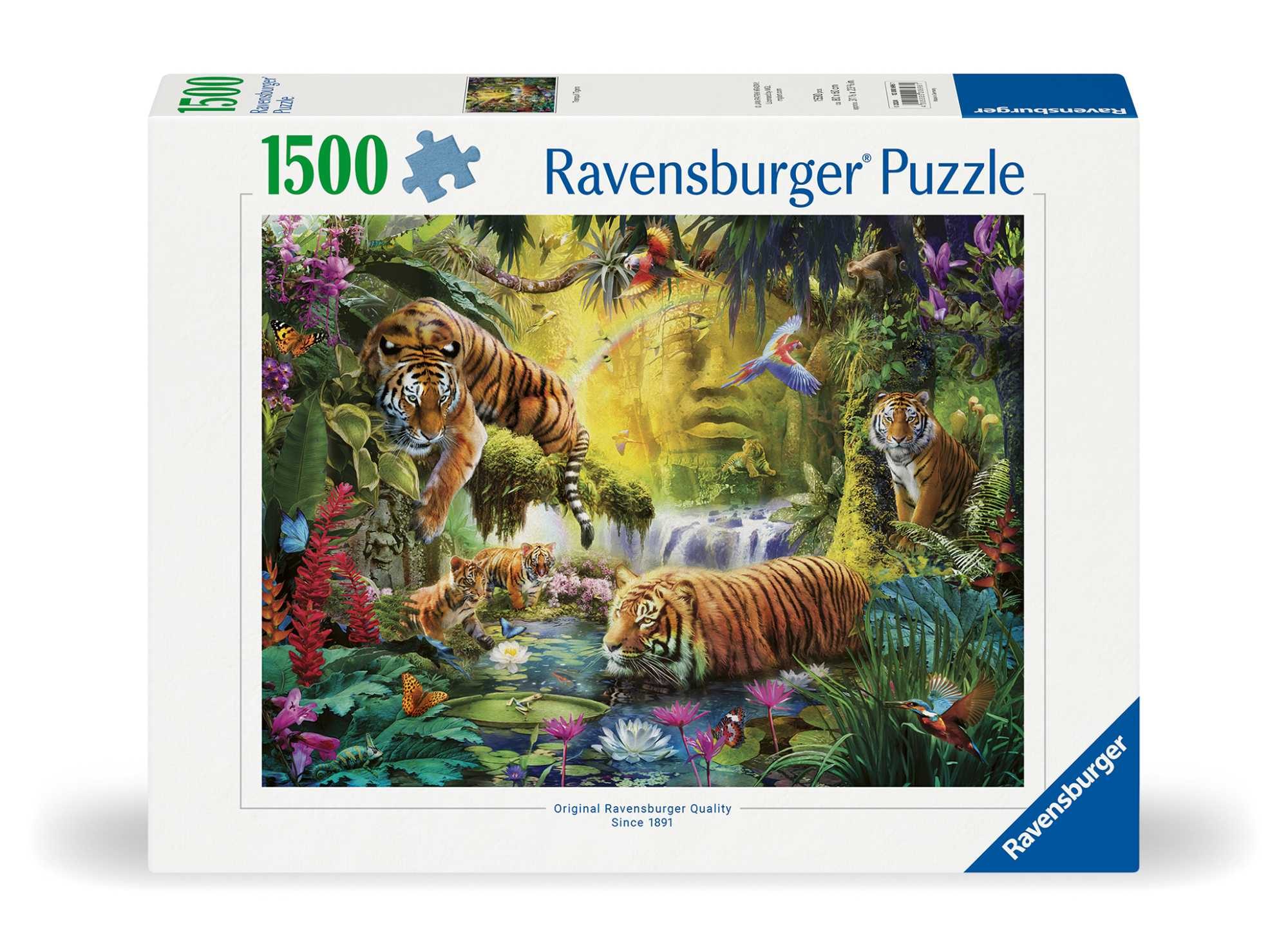 פאזל 1500 חל' - טייגרים בג'ונגל