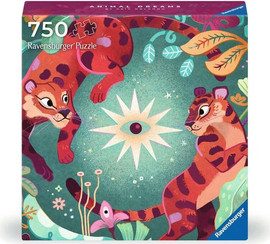 פאזל 750 חל' - אמנות ונשמה - ספרינט של חיות