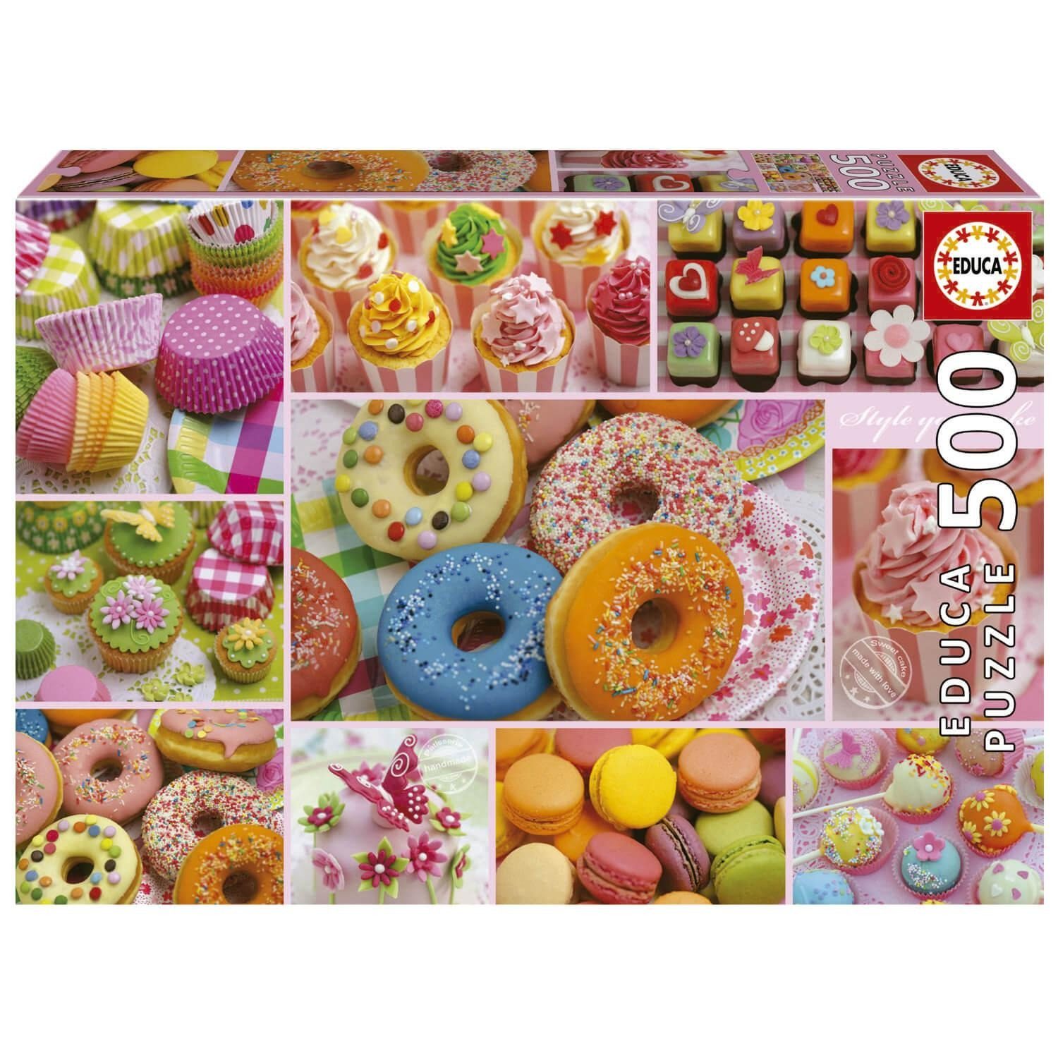פאזל 500 חל' - קולקציית צבעים ופיגורות