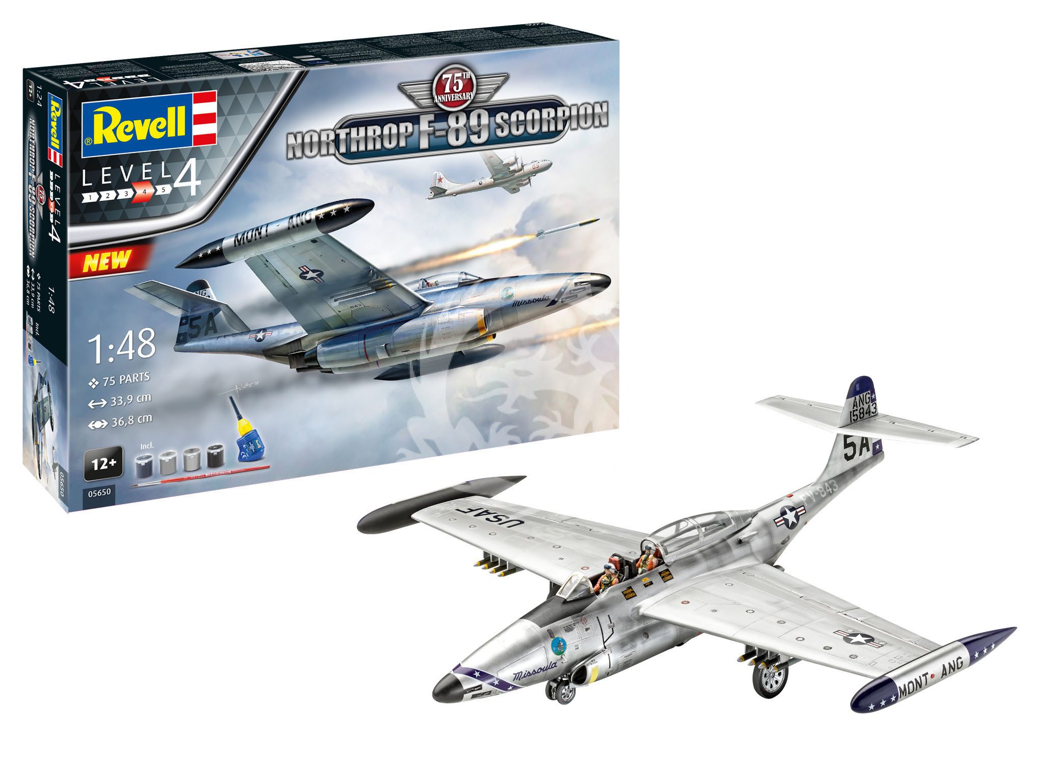 סט מתנה - מטוס קרב NORTHROP F-89 סקורפיון