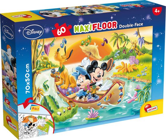 פאזל רצפה 60 חל' - מיקי וחברים בסירה