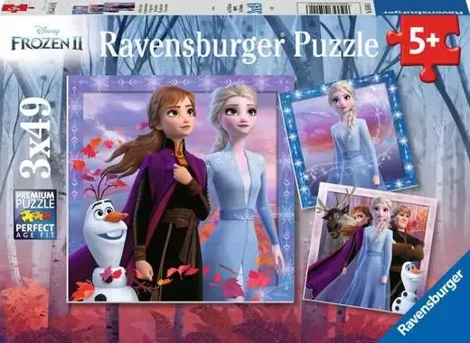 פאזל 3X49 חל' - FROZEN 2