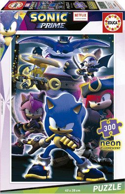 פאזל 300 חל' - SONIC - זוהר