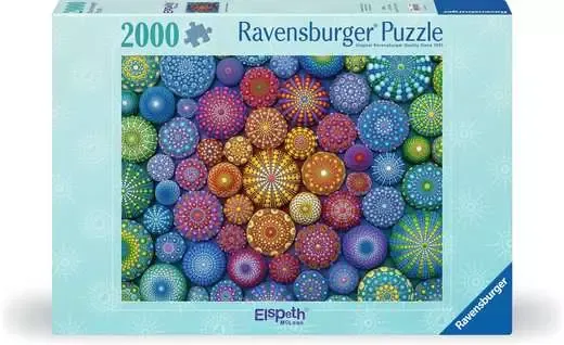 פאזל 2000 חל' - אוסף מנדלות צבעוניות