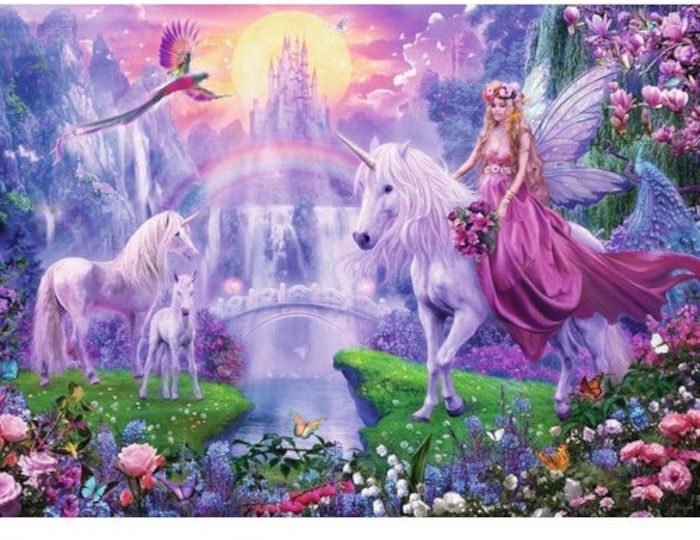 פאזל 200 חל' זוהר - ממלכת החד קרן