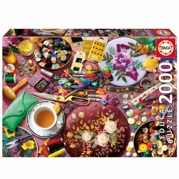 פאזל 2000 חל' - שולחן התופרת