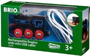 קטר שחור נטען עם USB