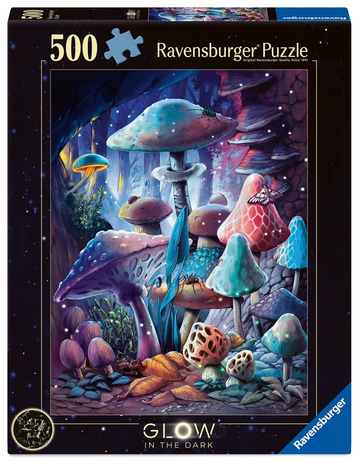 פאזל 500 חל' - פטריות באור ירח