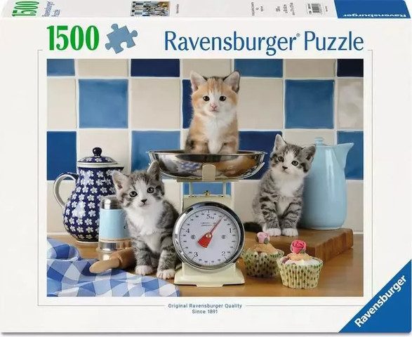 פאזל 1500 חל' - חתלתולים במטבח