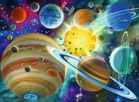 פאזל 150 חל' - קשרים קוסמיים בחלל