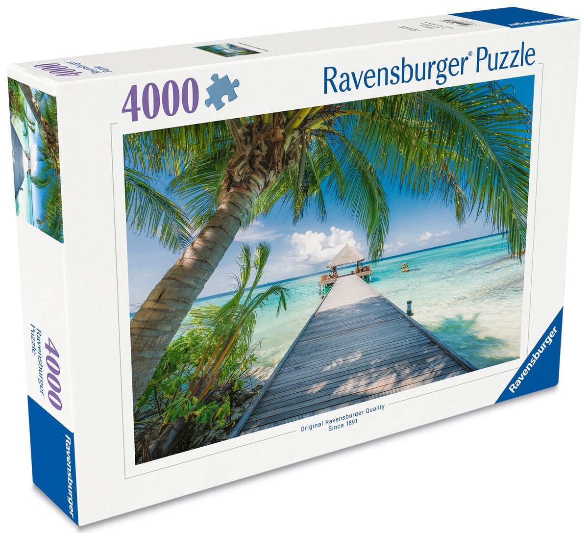 פאזל 4000 חל' - חוף חלומי במלדיביים