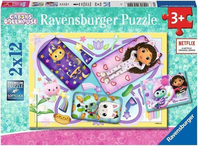 פאזל 2X12 חל' - GABBY'S DOLLHOUSE
