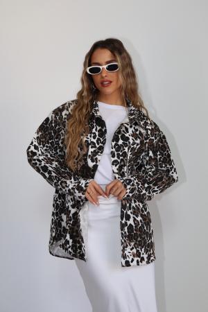 ג'קט ג'ינס מנומר