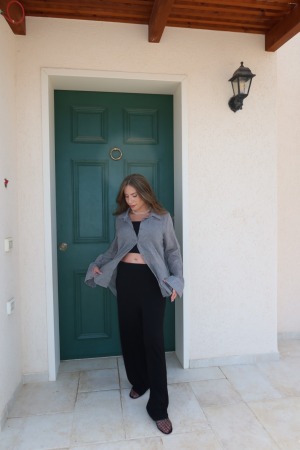 מכנס הריון מילאן | שחור