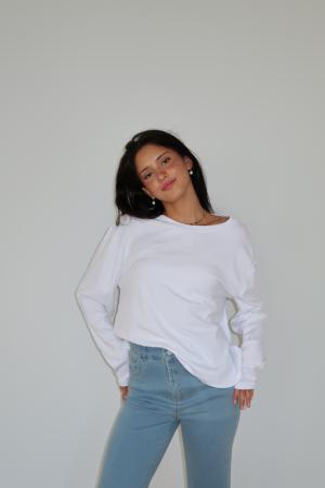 בייסיק ארוכה בריז לבן