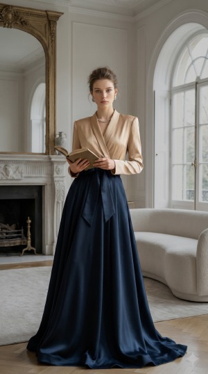 ELLA SKIRT dark blue