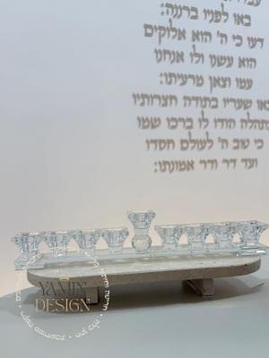 חנוכית קריסטל מהודרת
