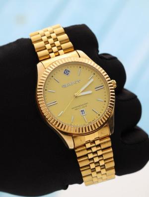 שעון גאנט זהב צהוב