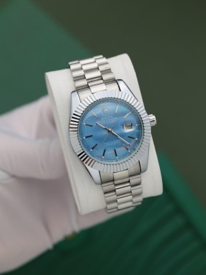 רולקס כסף-תכלת