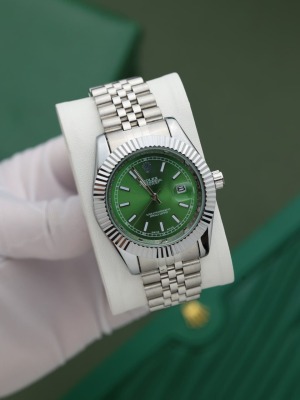 רולקס כסף ירוק