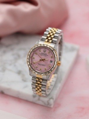 רולקס משולב-ורוד