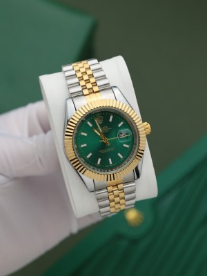 משולב זהב כסף-ירוק