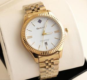 שעון גאנט זהב לבן